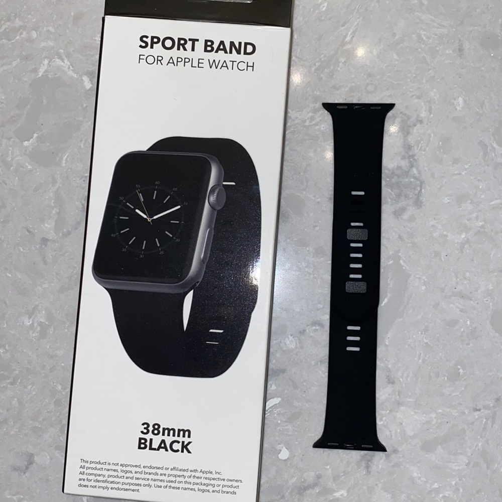 Apple Watch 38mm Black sport band